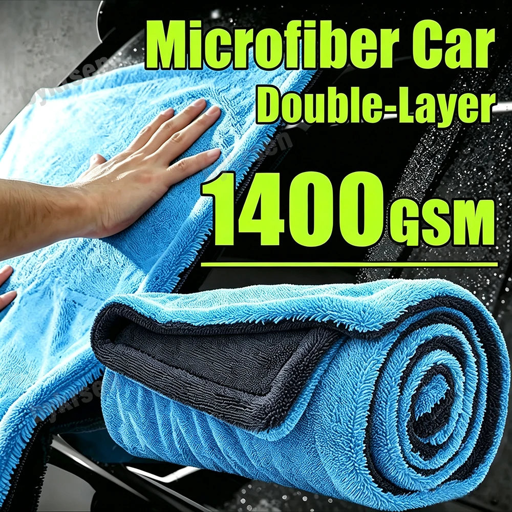 Microfiber Car Wash Towel Large Car Quick Drying Cloth Super Absorbent Car Window Cleaning Towel Thicken Car Detailing Rags