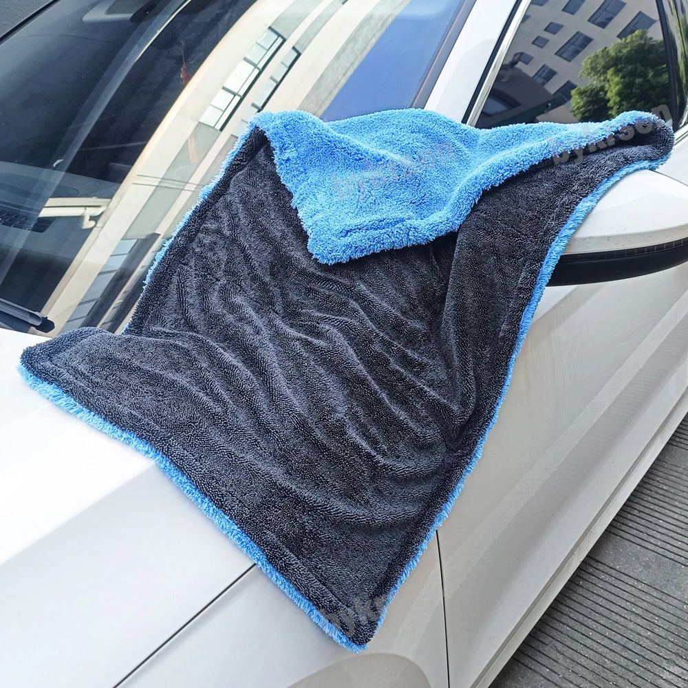 Microfiber Car Wash Towel Large Car Quick Drying Cloth Super Absorbent Car Window Cleaning Towel Thicken Car Detailing Rags